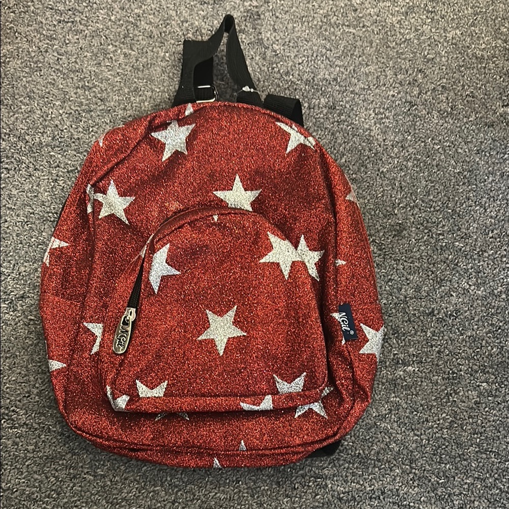 Red Starry Kids Backpack